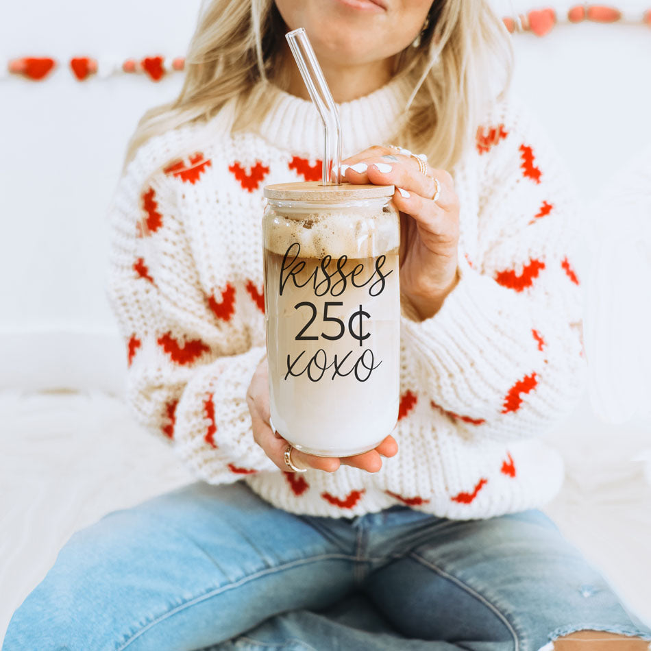 20oz Glass Tumbler With Bamboo Lid Sarcasm Is My Love Language Drinking Cup