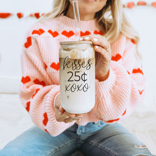 20oz Glass Tumbler With Bamboo Lid Sarcasm Is My Love Language Drinking Cup