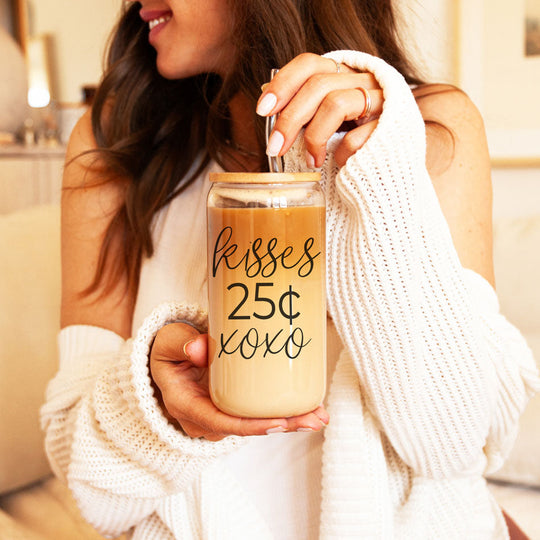 20oz Glass Tumbler With Bamboo Lid Sarcasm Is My Love Language Drinking Cup