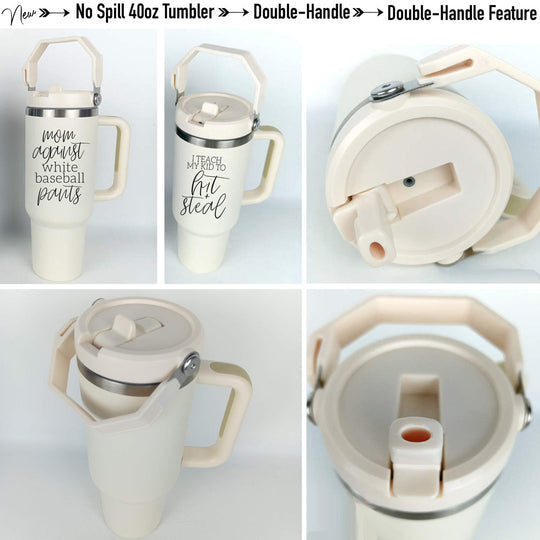 Baseball Mom Tumbler - Don't Make Me Use My Baseball Mom Voice 20oz