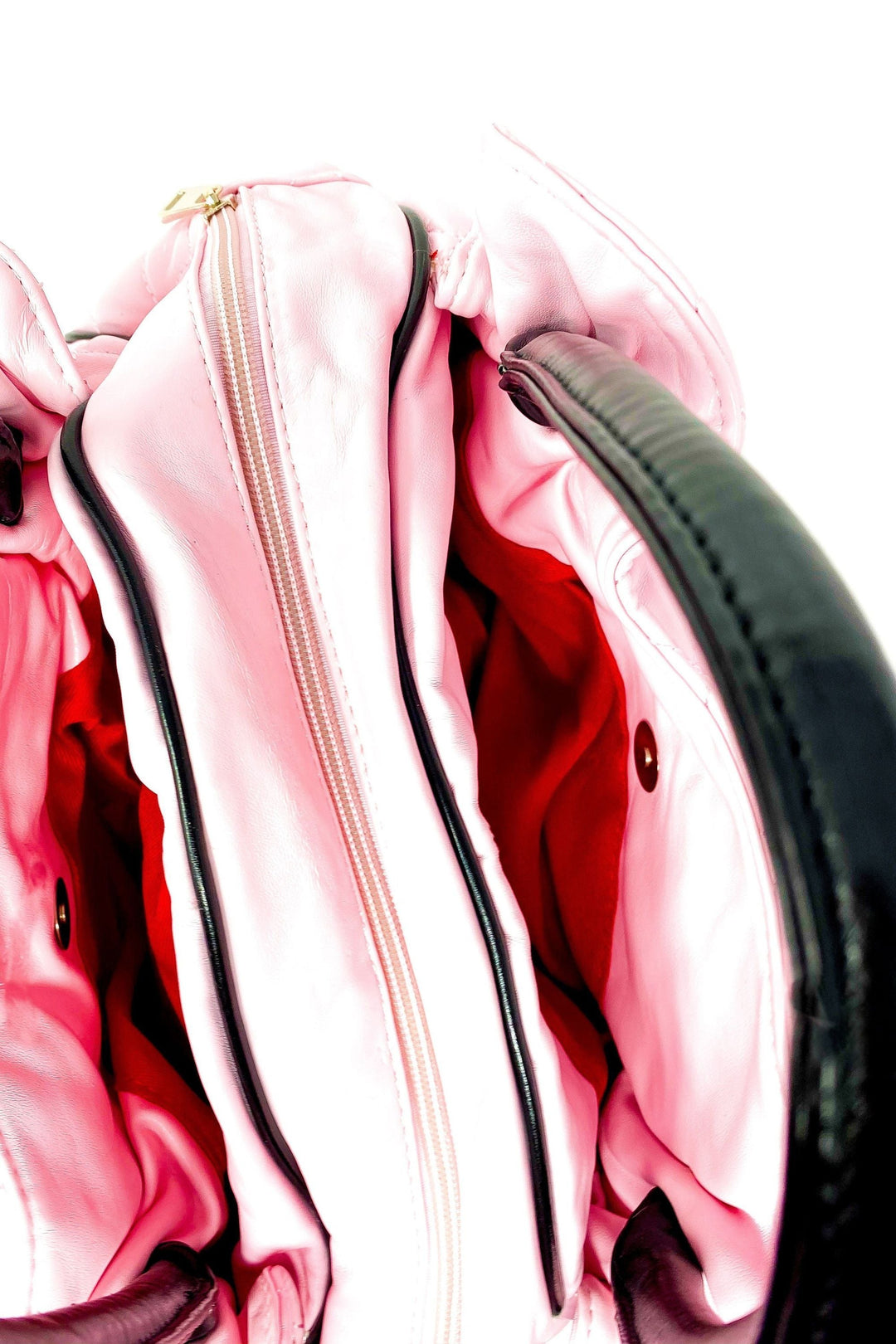 Pink Quilted Makeup Purse Cosmetic Bag Cute Handbag