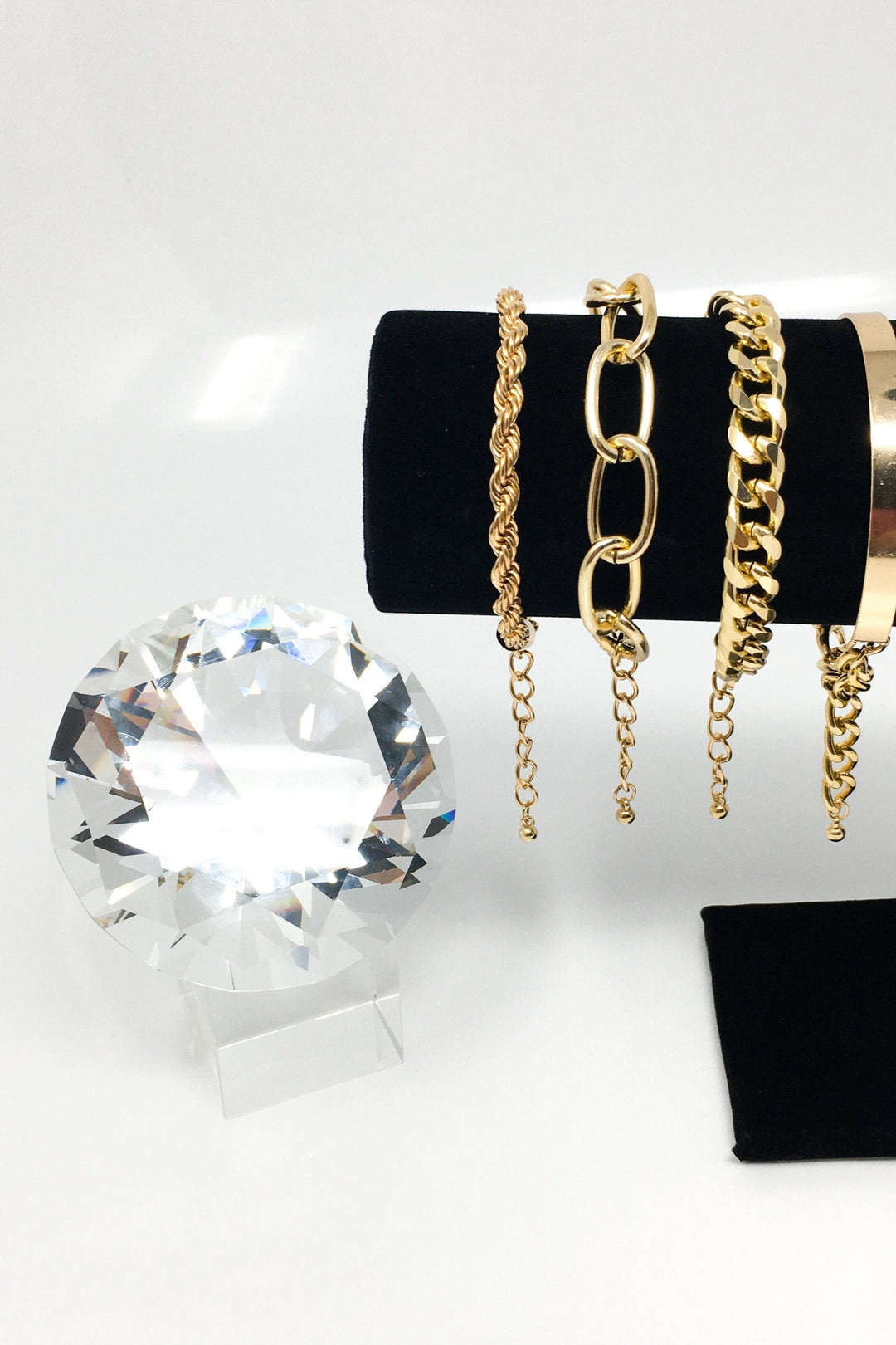 Run It Up Red Chain Bracelet Luxe Statement Jewelry