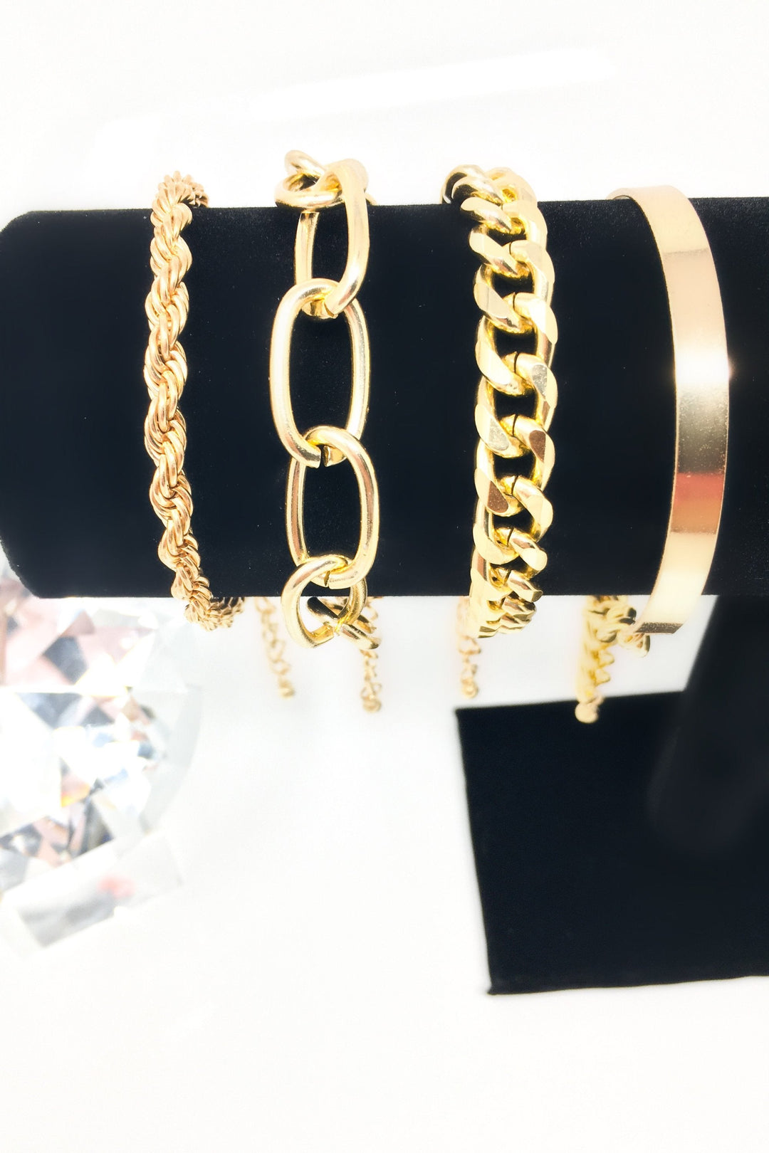 Run It Up Red Chain Bracelet Luxe Statement Jewelry