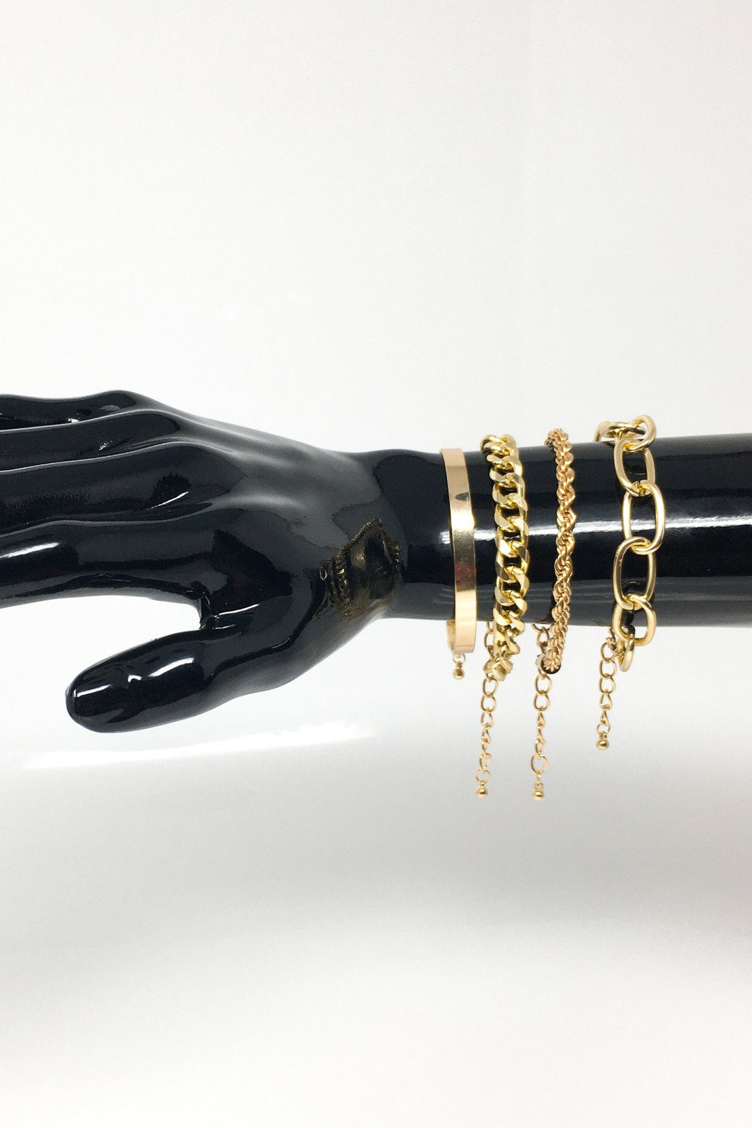 Run It Up Red Chain Bracelet Luxe Statement Jewelry