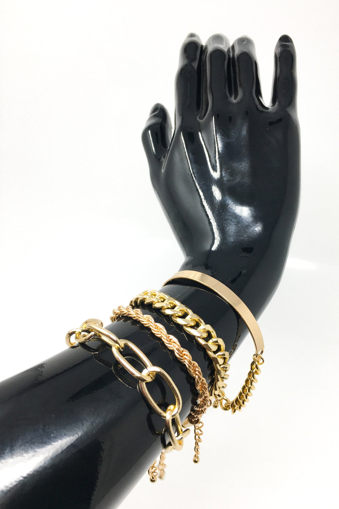 Run It Up Red Chain Bracelet Luxe Statement Jewelry