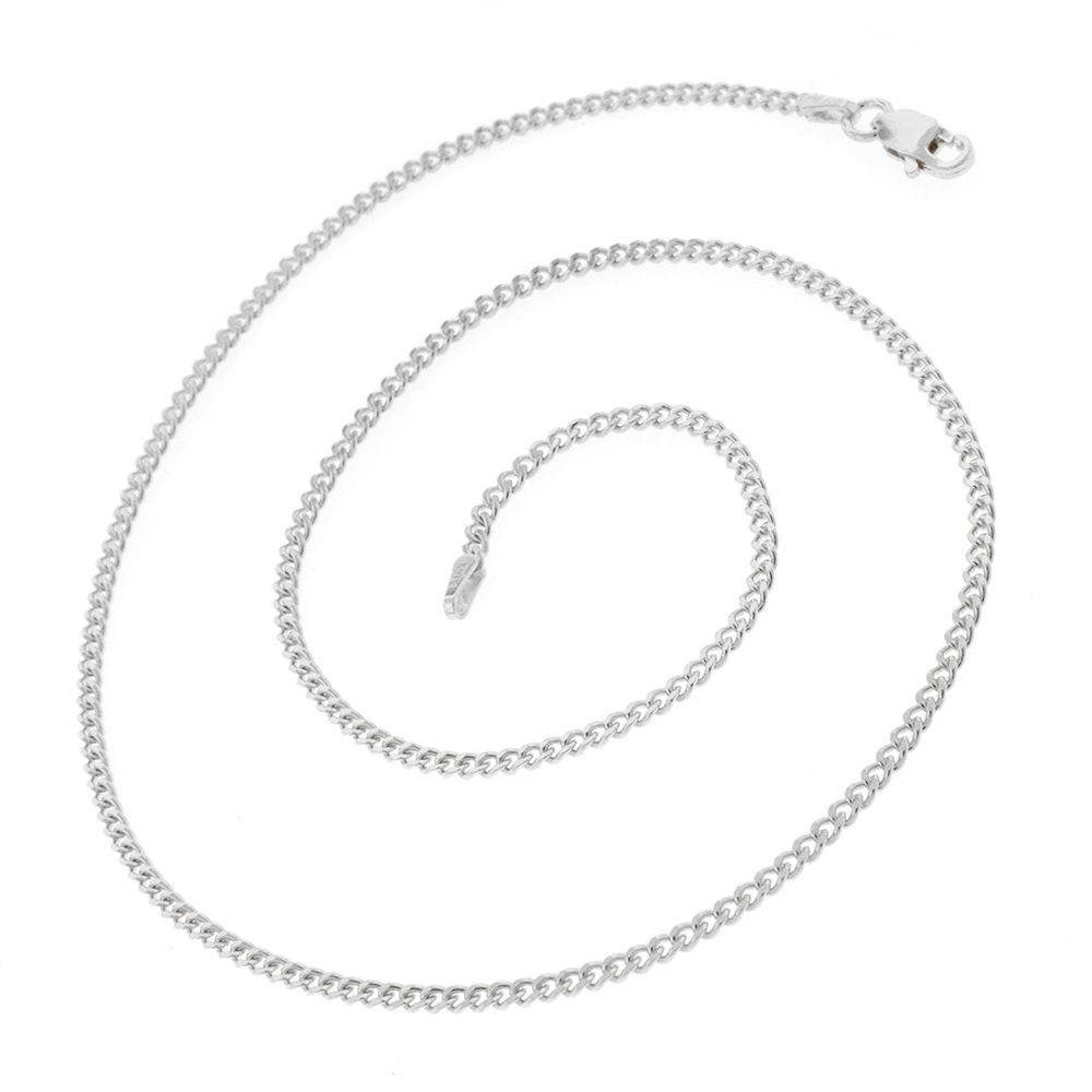 Sterling Silver Cuban Link Chain 24 Inch Unisex Necklace