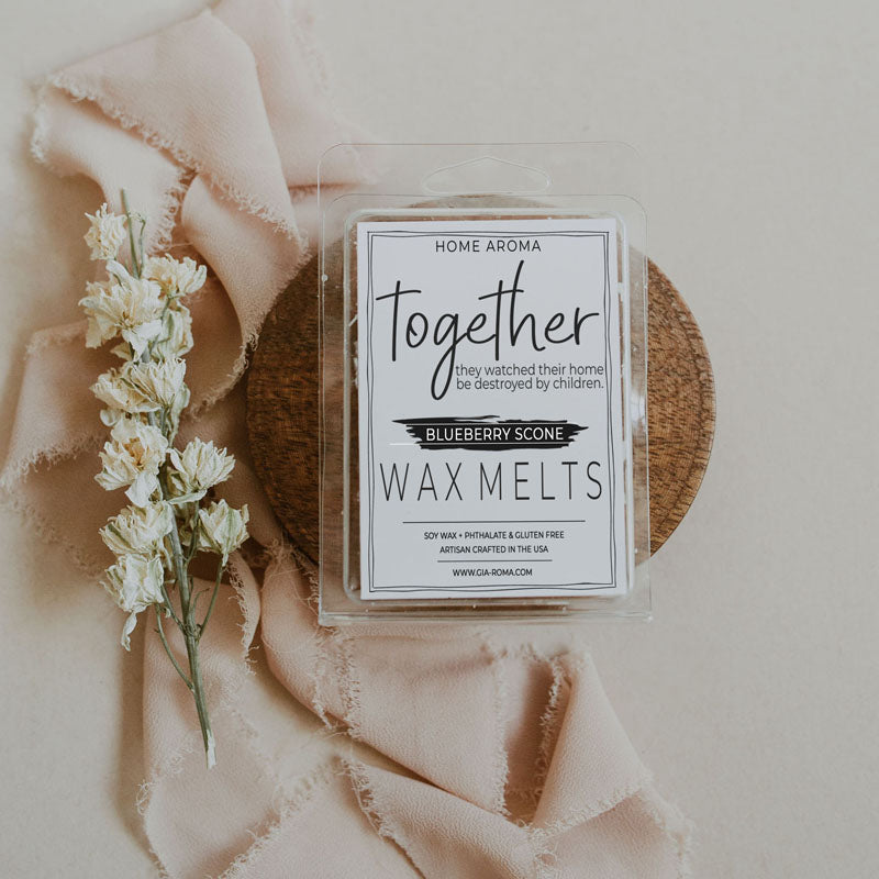 Blueberry Scone Scented Candle Gift Set For Mom Fresh Baked English Quickbread Sweet Tart Aroma