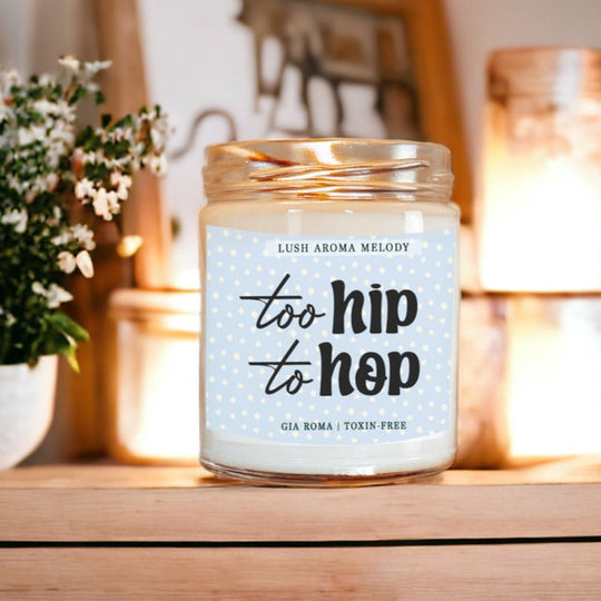 Luxury Bergamot Citrus Candle With Tobacco Flower Notes Lush Scented Jar