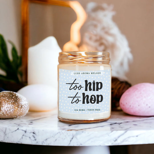 Luxury Bergamot Citrus Candle With Tobacco Flower Notes Lush Scented Jar