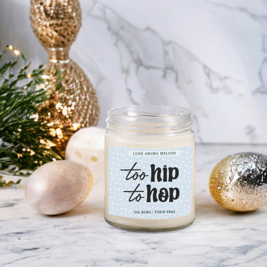 Luxury Bergamot Citrus Candle With Tobacco Flower Notes Lush Scented Jar